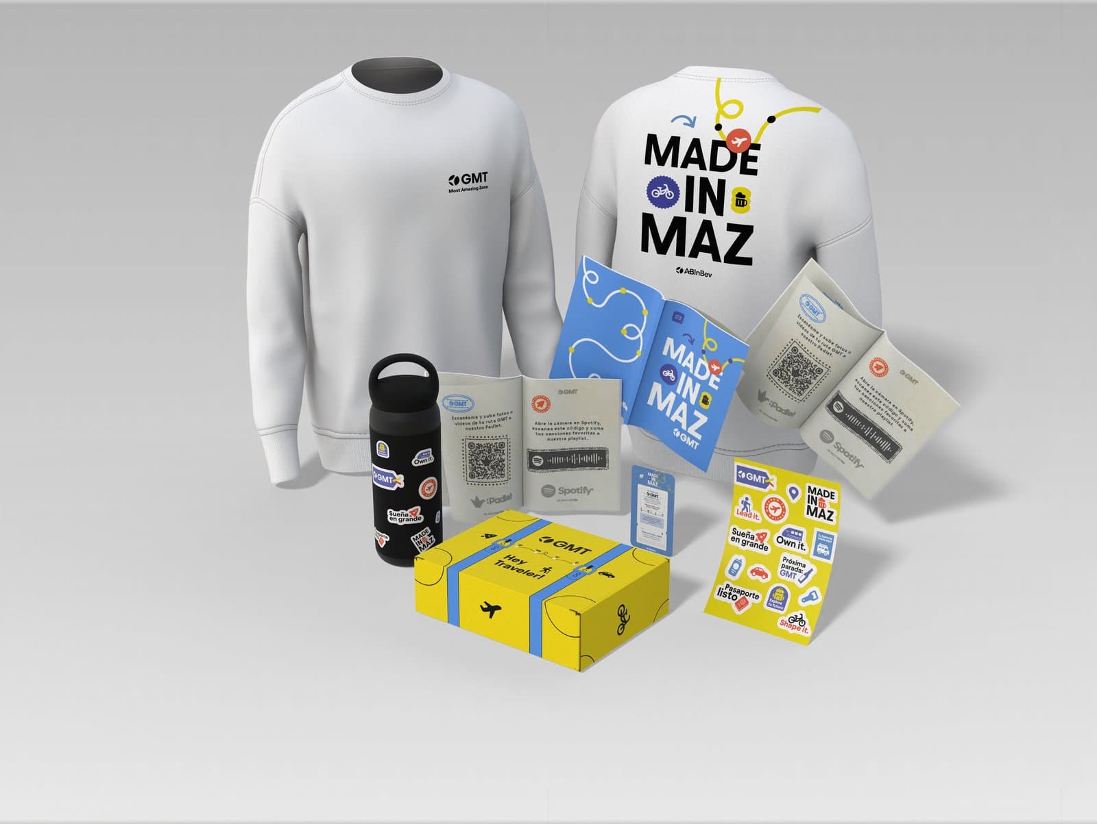 Merchandising producido por Merch Lab